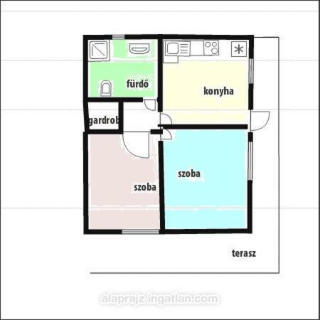 Lelle-Kert Apartman 02 발라톤엘 외부 사진